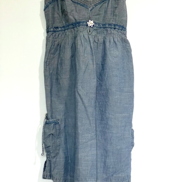 Billabong Denim Dress with pockets - Picture 2 of 4